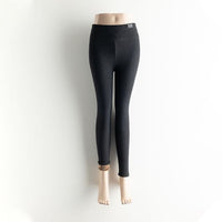 GCAROL Women Fleece Legging Printed Cloth Label Sleamless Fitness Winter Rabbit Plush Thermal Legging Cold Resistance Below Zero