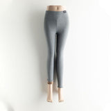 GCAROL Women Fleece Legging Printed Cloth Label Sleamless Fitness Winter Rabbit Plush Thermal Legging Cold Resistance Below Zero