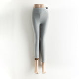 GCAROL Women Fleece Legging Printed Cloth Label Sleamless Fitness Winter Rabbit Plush Thermal Legging Cold Resistance Below Zero
