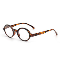 JM Spring Hinge Round Reading Glasses Women Men Diopter Magnifier Presbyopic Glasses Black +0.5 +6