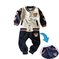 New Spring Autumn Baby Boys Girls Clothes Children Cotton Sports Jacket Pants 2Pcs/Sets Toddler Fashion Clothing Kids Tracksuits
