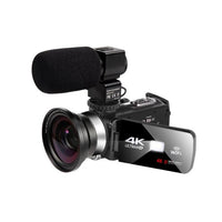 Hot Selling 4K Video Camera 48MP Vlogging For Youbute Recorder Handycam WIFI NightShot  Cam Time-lapse  Touch Screen Camcorder