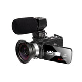 Hot Selling 4K Video Camera 48MP Vlogging For Youbute Recorder Handycam WIFI NightShot  Cam Time-lapse  Touch Screen Camcorder