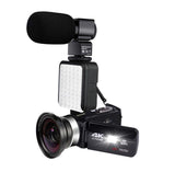 Hot Selling 4K Video Camera 48MP Vlogging For Youbute Recorder Handycam WIFI NightShot  Cam Time-lapse  Touch Screen Camcorder