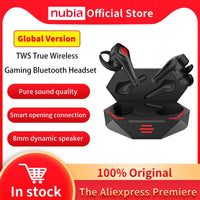 Global Version RedMagic TWS Gaming Earphone Nubia RedMagic 5S 5G Wireless Bluetooth Redmagic Cyberpods 4-16 hours battery life