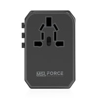 Dual Type C PD QC USB All in one charger adapter for travel with EU US UK AU plug universal travel power charger sockets