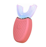 Electric for Adult Children Silicone Sonic Tooth Brush USB Rechargeable 3 Modes Blue Light Teeth Cleaner 360 Degree Automatic
