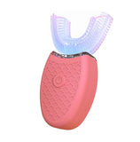 Electric for Adult Children Silicone Sonic Tooth Brush USB Rechargeable 3 Modes Blue Light Teeth Cleaner 360 Degree Automatic