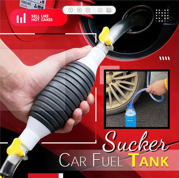 Car Fuel Tank Sucker Airbag Simple Manual Pumping Pump Portable Self-Driving Car Pumping Tube Oil Barrel