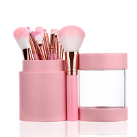 FLD 12pcs Makeup Brushes Set Foundation Powder Eyeshadow Eyebrow Eyelash Make Up Brush Kit Box Cosmetic Beauty Tool Professional