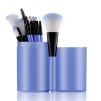 FLD 12pcs Makeup Brushes Set Foundation Powder Eyeshadow Eyebrow Eyelash Make Up Brush Kit Box Cosmetic Beauty Tool Professional
