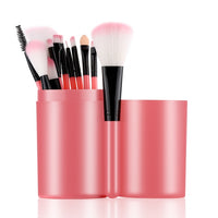 FLD 12pcs Makeup Brushes Set Foundation Powder Eyeshadow Eyebrow Eyelash Make Up Brush Kit Box Cosmetic Beauty Tool Professional