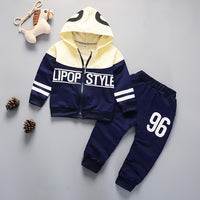 New Spring Autumn Baby Boys Girls Clothes Children Cotton Sports Jacket Pants 2Pcs/Sets Toddler Fashion Clothing Kids Tracksuits