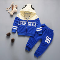 New Spring Autumn Baby Boys Girls Clothes Children Cotton Sports Jacket Pants 2Pcs/Sets Toddler Fashion Clothing Kids Tracksuits