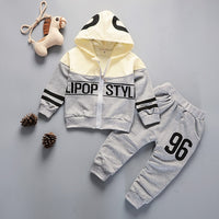 New Spring Autumn Baby Boys Girls Clothes Children Cotton Sports Jacket Pants 2Pcs/Sets Toddler Fashion Clothing Kids Tracksuits