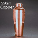 Stainless Steel Cocktail Boston Bar Shaker: 2-piece Set: 18oz Unweighted &amp; 28oz