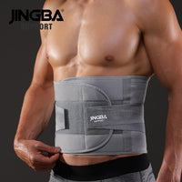 JINGBA SUPPORT Orthopedic Corset Back Support Belt Men Back Brace Belt Fajas Lumbares Ortopedicas Protection Spine Support Belt