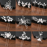 Hair Pins Hair Accessories For Women Wedding Accessories Hair Clips Jewelry Pearl Rhinestone Flower Hair Clip Pins Headpiece