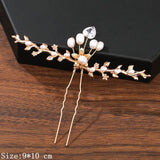 Hair Pins Hair Accessories For Women Wedding Accessories Hair Clips Jewelry Pearl Rhinestone Flower Hair Clip Pins Headpiece