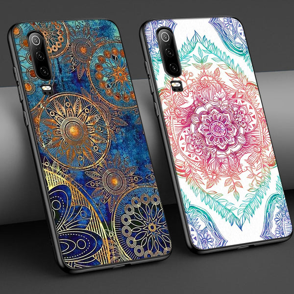 Mandala Case for Huawei P30 P40 P20 Lite Pro Mate 30 20 Lite Pro P Smart Plus 2019 Honor 20 9X Pro Lite Nova 6 Phone Cover Funda