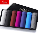2020 New 7Psc/Lot Men&#39;s Panties Fashion Men&#39;s Boxer Shorts Modal  Boxer Shorts Winter Male Breathable Underwear Men Underpants