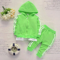 New Spring Autumn Baby Boys Girls Clothes Children Cotton Sports Jacket Pants 2Pcs/Sets Toddler Fashion Clothing Kids Tracksuits