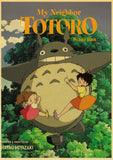 Anime Collection Miyazaki Hayao/Patlabor/Totoro Retro Kraft Paper Poster For Living Room Bar Decoration Stickers Wall Painting