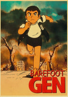 Anime Collection Miyazaki Hayao/Patlabor/Totoro Retro Kraft Paper Poster For Living Room Bar Decoration Stickers Wall Painting