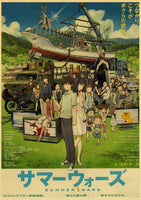 Anime Collection Miyazaki Hayao/Patlabor/Totoro Retro Kraft Paper Poster For Living Room Bar Decoration Stickers Wall Painting