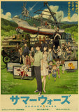 Anime Collection Miyazaki Hayao/Patlabor/Totoro Retro Kraft Paper Poster For Living Room Bar Decoration Stickers Wall Painting