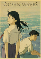 Anime Collection Miyazaki Hayao/Patlabor/Totoro Retro Kraft Paper Poster For Living Room Bar Decoration Stickers Wall Painting
