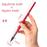 Professional Watercolor Paint Brush Handmade Squirrel Nylon Hair Pointed Painting Brush Set for Watercolor Painting Art Supplies