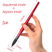 Professional Watercolor Paint Brush Handmade Squirrel Nylon Hair Pointed Painting Brush Set for Watercolor Painting Art Supplies