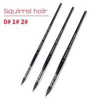 Professional Watercolor Paint Brush Handmade Squirrel Nylon Hair Pointed Painting Brush Set for Watercolor Painting Art Supplies