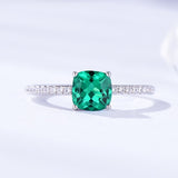 Kuololit Diaspore Gemstone Rings for Women Girls Solid 925 Sterling Silver Wedding Engagement Topaz Emerald Sapphire Ring