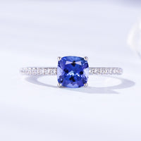Kuololit Diaspore Gemstone Rings for Women Girls Solid 925 Sterling Silver Wedding Engagement Topaz Emerald Sapphire Ring