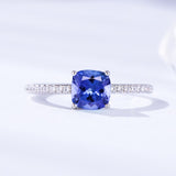 Kuololit Diaspore Gemstone Rings for Women Girls Solid 925 Sterling Silver Wedding Engagement Topaz Emerald Sapphire Ring