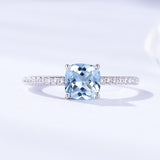 Kuololit Diaspore Gemstone Rings for Women Girls Solid 925 Sterling Silver Wedding Engagement Topaz Emerald Sapphire Ring