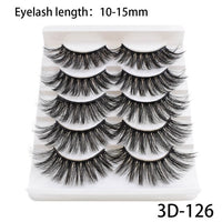 5/8/10Pairs 25mm 3D Mink Lashes Dramatic False Eyelashes  Wispy Fake Eyelash Extension Volume Faux Cils Handmade Eye Makeup
