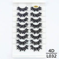 5/8/10Pairs 25mm 3D Mink Lashes Dramatic False Eyelashes  Wispy Fake Eyelash Extension Volume Faux Cils Handmade Eye Makeup
