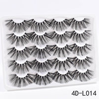 5/8/10Pairs 25mm 3D Mink Lashes Dramatic False Eyelashes  Wispy Fake Eyelash Extension Volume Faux Cils Handmade Eye Makeup