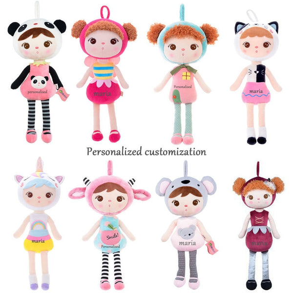 2021 New Original Metoo Doll Cartoon Stuffed Animals Soft Plush Toys for Birthday Children Gifts Personalised Customized Name