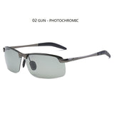 Men&#39;s Photochromic Polarized Sunglasses Men Driving Chameleon Glasses Male Change Color Sun Glasses Fishing Day Night Vision UV