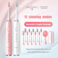 Electric Toothbrush Ultrasonic Brush IPX7 Waterproof USB Charger 4 Modes Recharge Sterilization Sonic Toothbrush