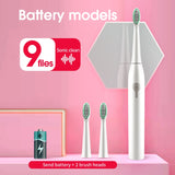 Electric Toothbrush Ultrasonic Brush IPX7 Waterproof USB Charger 4 Modes Recharge Sterilization Sonic Toothbrush