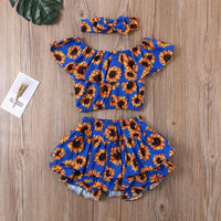 Sweet Toddler Baby Girl Kid Straped Ruffle Red Tops Watermelon Shorts Headwear Sunsuit Clothes Summer Girls Clothing 3PCS