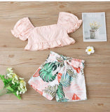 Sweet Toddler Baby Girl Kid Straped Ruffle Red Tops Watermelon Shorts Headwear Sunsuit Clothes Summer Girls Clothing 3PCS