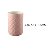 Nordic Bathroom Accessories Ceramic Mouthwash Cup Toothbrush Cup Teeth Cup Holder ванная комната badezimmer Badkamer