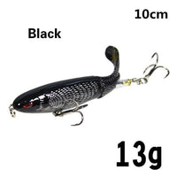 1PCS Whopper Plopper 10cm/13g Topwater Fishing Lure Artificial Hard Bait Plopper Soft Rotating Tail Fishing Tackle Fishing Bait