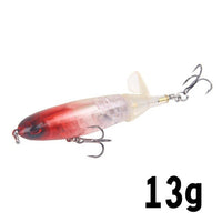 1PCS Whopper Plopper 10cm/13g Topwater Fishing Lure Artificial Hard Bait Plopper Soft Rotating Tail Fishing Tackle Fishing Bait